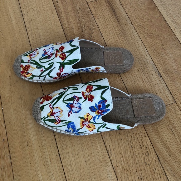 Tory Burch Floral Mule - Picture 2 of 3